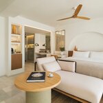 Warm, cozy, boutique hotel rooms (photo courtesy of Villa Le Blanc Gran Melia)