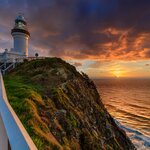 Cape Byron Lighthouse in Byron Bay is Australia's most easterly point