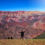 A dusty road outside of Purmamarca