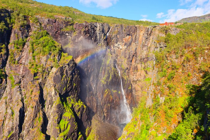Voringsfossen in Eidfjord, Norway