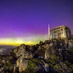 Southern lights over Hobart