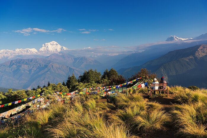 Take in sweeping views from Poon Hill
