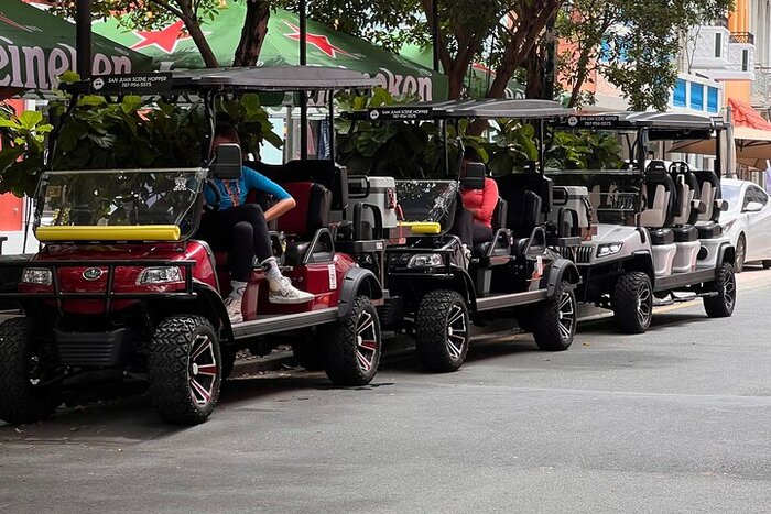 Historic Golf Car Ride Discover Old San Juan in Style