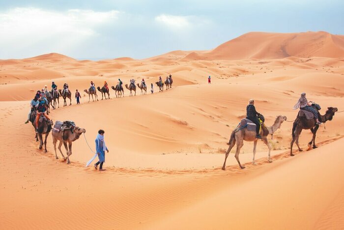 Drive from Midelt to Merzouga via Erfoud with a Saharan Camel Ride