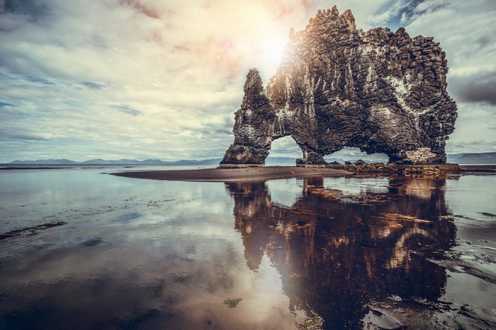 Hvitserkur Rock Formation, Vatnsnes Peninsula, Iceland