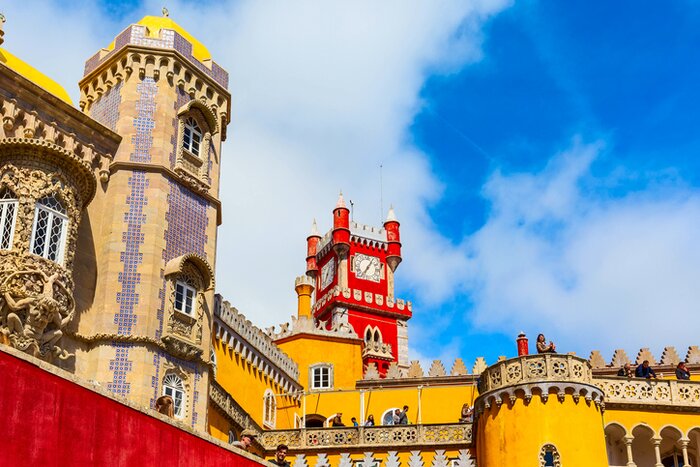 You three-week, multicountry adventure starts in Portugal, touring historic sites like the Pena Palace
