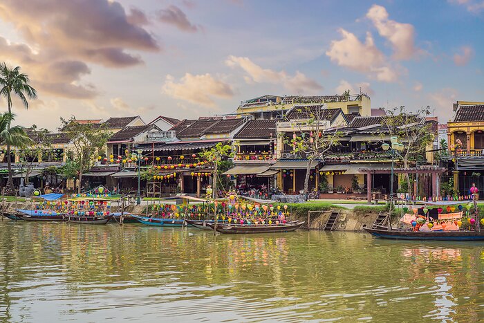 Hội An's colorful riverfront