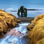 The scenery of Northern Iceland