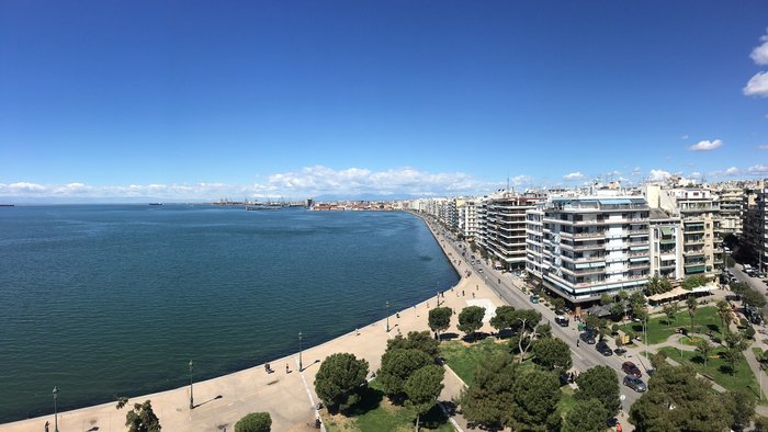 The waterfront of Thessaloniki, Greece