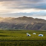 Spend your evenings in traditional ger camps as you explore Mongolia's remote landscapes