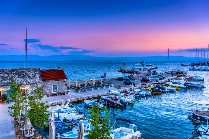 The harbor at Bol, Brac