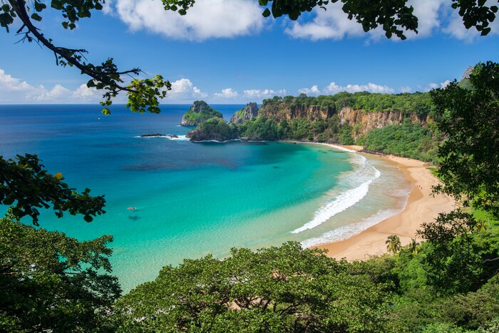 Visit Sancho Bay during a boat tour on Fernando de Noronha