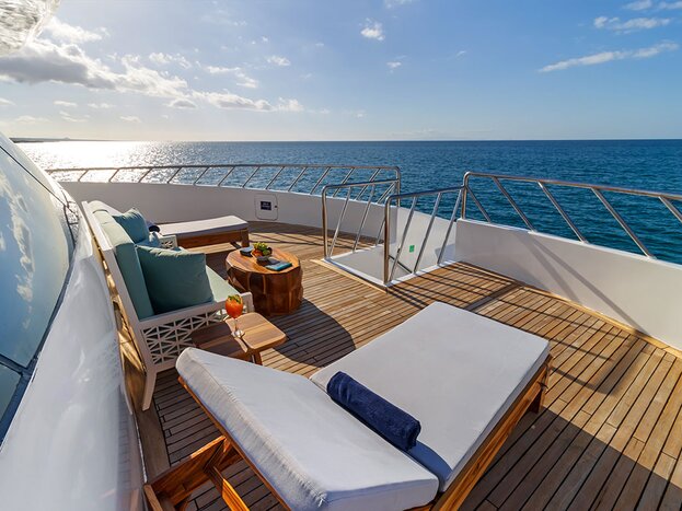 Explore the islands of the Galápagos by day, and relax onboard your luxury cruiser at night (photo courtesy of M/C Endemic)