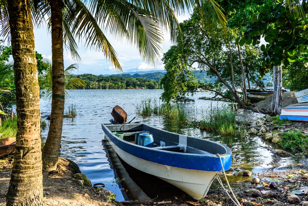 Boat on Rio Dulce
