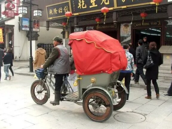 Rickshaw Ride in Suzhou