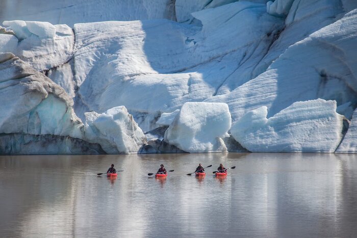 Glacier Lagoon Kayaking at Sólheimajökull