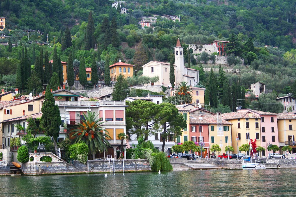 Small town on Lake Garda