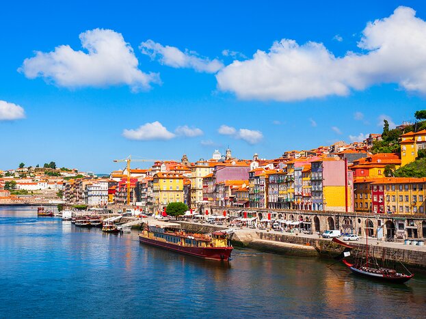 Porto's colorful riverfront