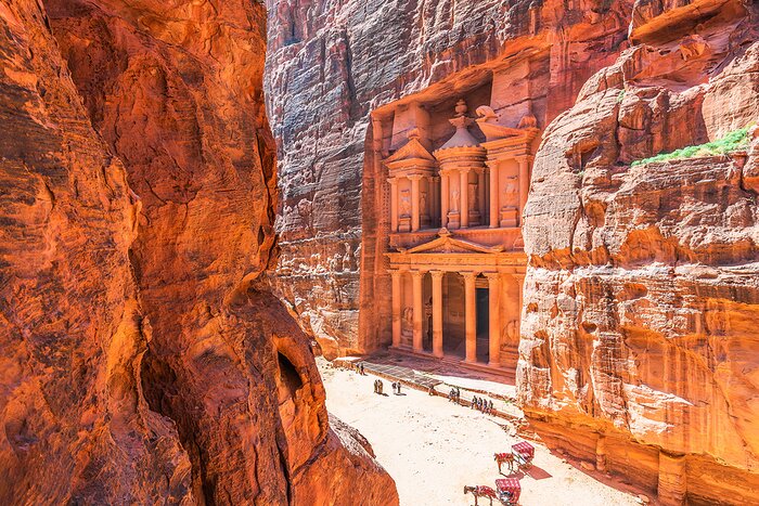 Explore the ancient Nabataean city of Petra