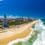Aerial view of Australia's Gold Coast