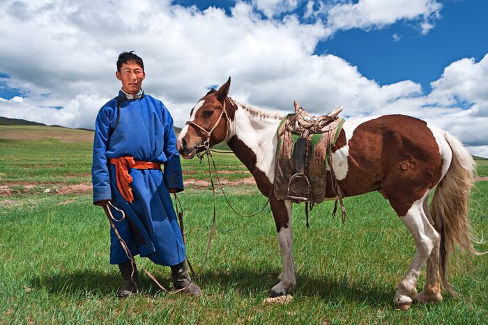 Meet a nomadic horse-breeding family and learn about their day-to-day life