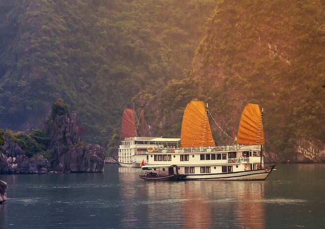 Take a two-night luxury cruise in Vietnam's romantic Ha Long Bay