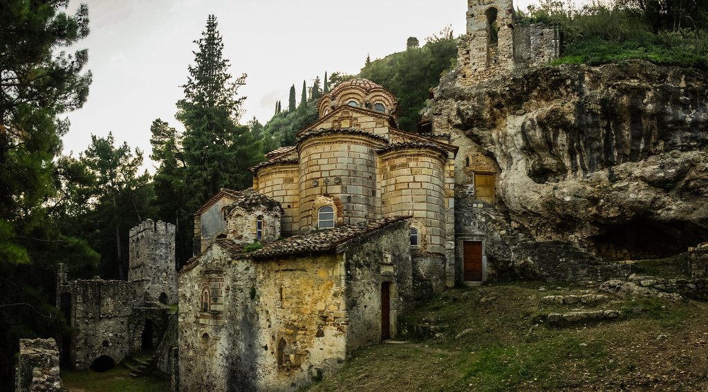 The ruins of Mystras