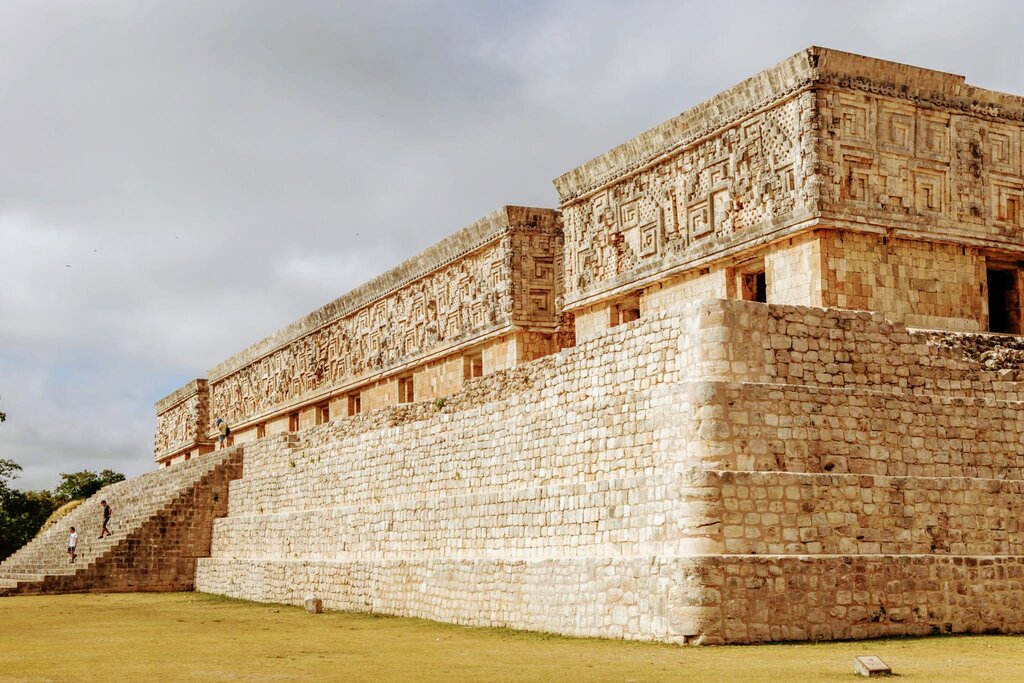 Marvel at the intricate stepped pyramids of Uxmal