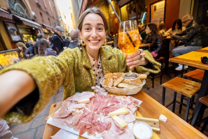 Bologna Foodie Experience at Sunset