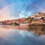 A rainbow over Porto