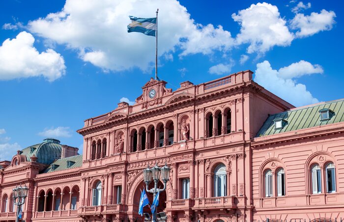 See iconic Argentine landmarks like the Presidential Palace in Buenos Aires
