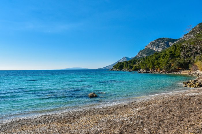 Sailing along Pelješac 