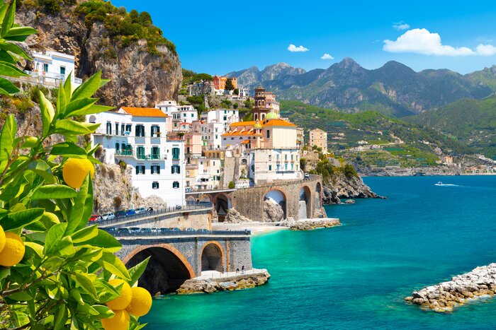 Beautiful view of the Amalfi Coast