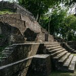 Cahal Pech pyramid in San Ignacio, Belize