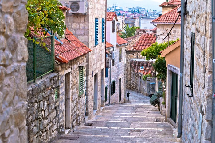 Amble along the old stone streets of historic Split