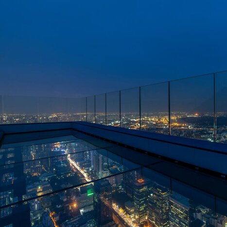 Mahanakhon Skywalk in Bangkok