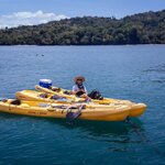 Explore Manuel Antonio's pristine coastline by kayak, then stop to snorkel in a protected bay (photo courtesy of Tucanes Tours)