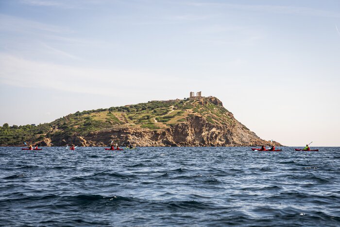 Morning or Evening Sea Kayaking to Temple of Poseidon