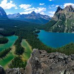 Choose a trail in Yoho National Park, like the Lake O'Hara Shoreline Trail that takes you to Lake O'Hara