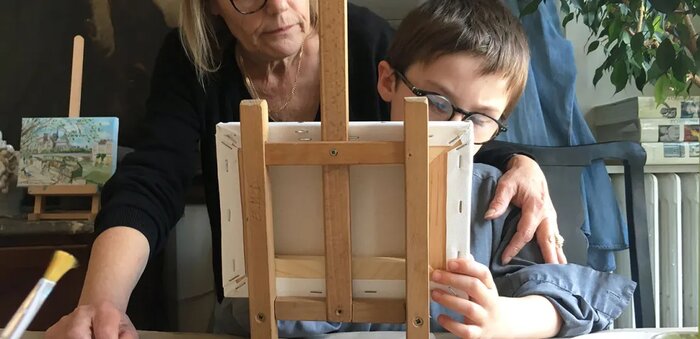 Art activity for kids and family in Paris