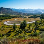The winding road of Chile's Carretera Austral (Southern Highway)