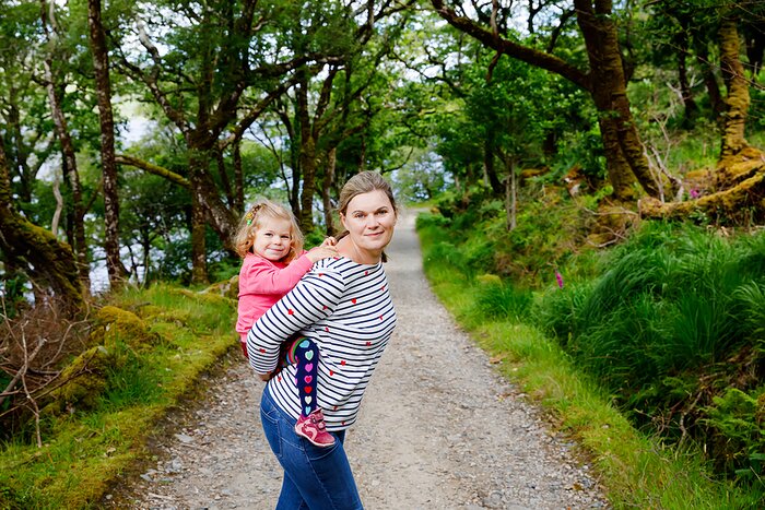 Take family hikes through the Irish countryside