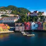 Discover colorful Bergen on a guided walking tour