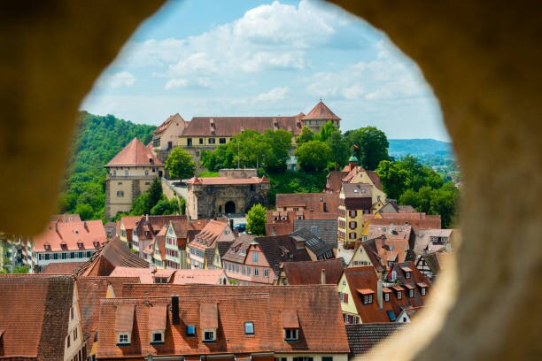 🌸🎨Picturesque city of Tübingen: Bridges, blossoms & reflections