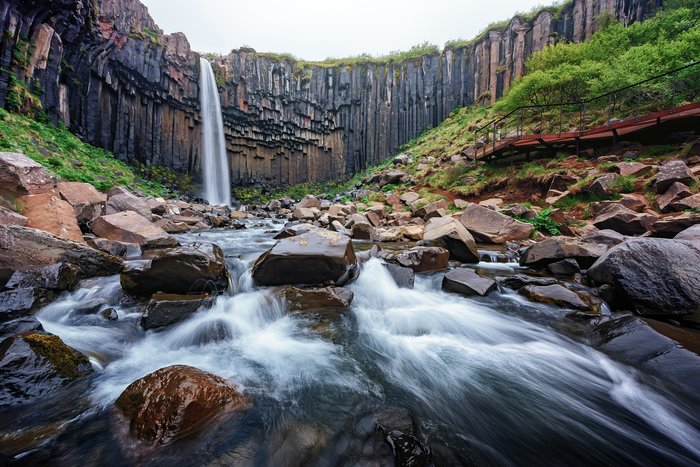 Svartifoss in Skaftafell, Iceland