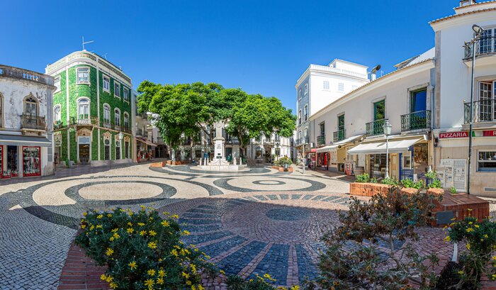 Get yourself to Lagos in the Algarve and explore Praça Gil Eanes (Gil Eanes Square)