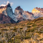 Spend multiple days hiking, boating, and horseback riding around the dramatic landscapes of Torres del Paine