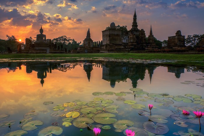 Spend two days exploring Sukhothai Historical Park, a UNESCO World Heritage Site