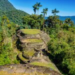 When the weather is rain-free, lace up your hiking boots and trek the jungles to the ancient ruins of Ciudad Perdida