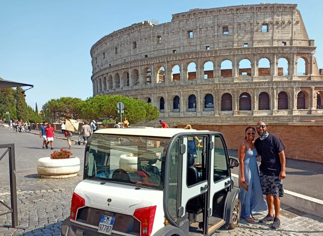 All Rome in one day: Golf cart, Colosseum & Vatican Private guided tour